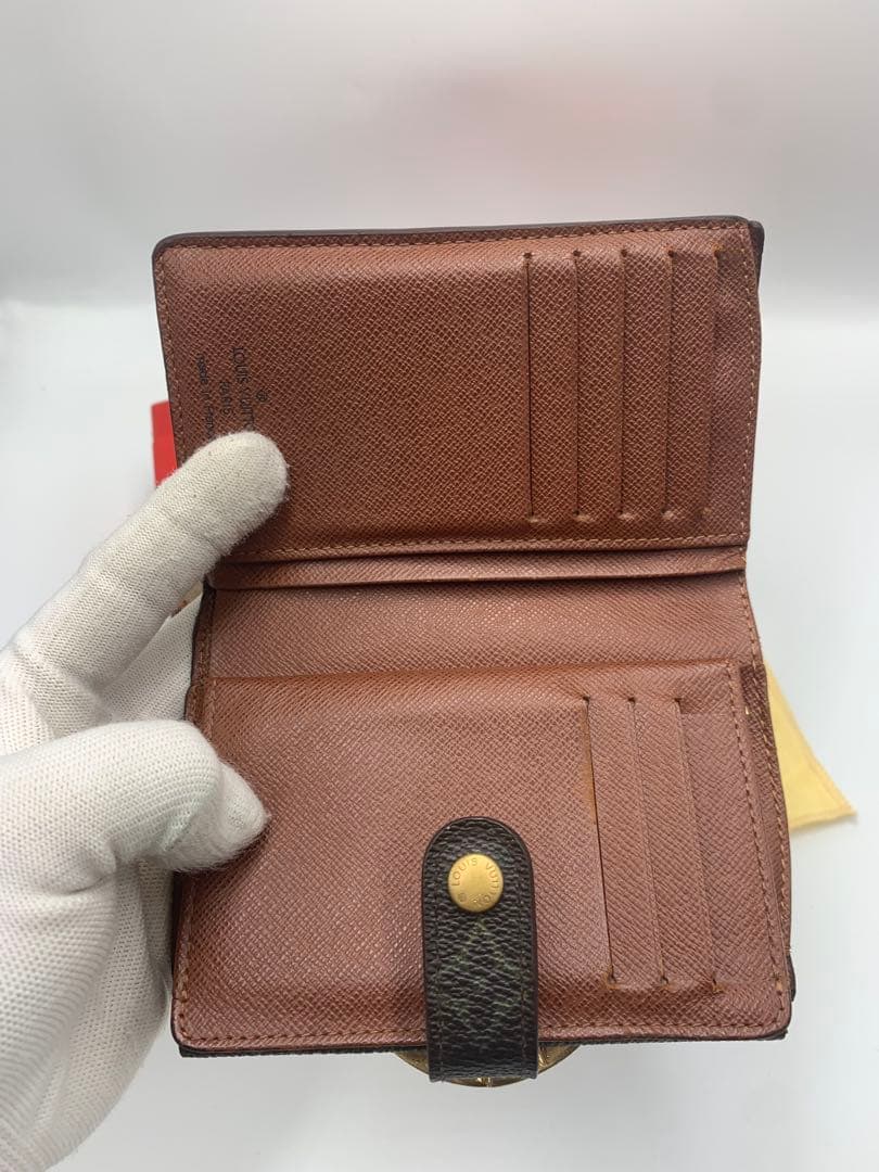 ルイヴィトン ポルトフォイユ ヴィエノワ がま口 二つ折り財布