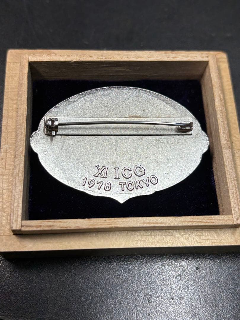 【希少品】第11回 ICG 記念ブローチ 七宝 デフリンピック 未使用 東京
