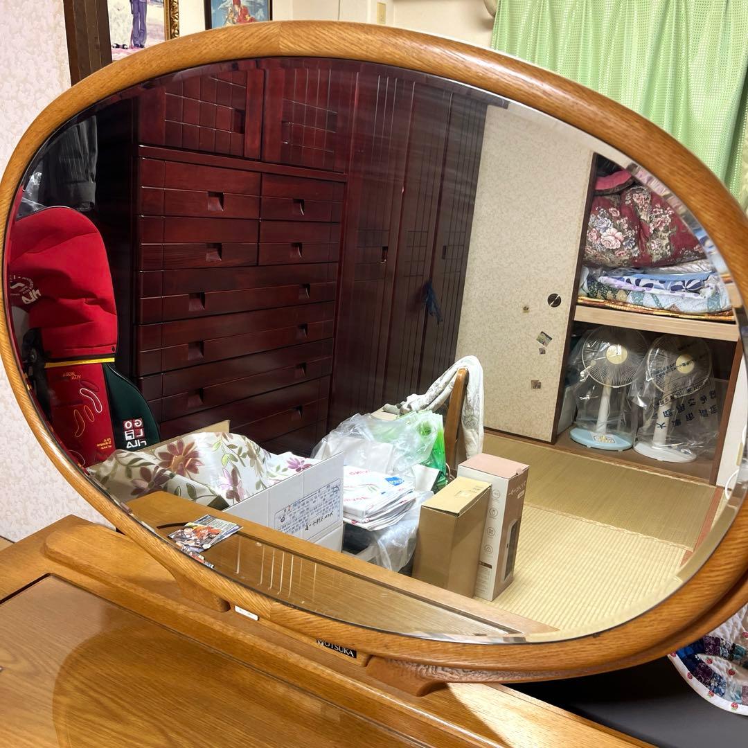 大塚家具　ドレッサー　アンティーク　ブラウン