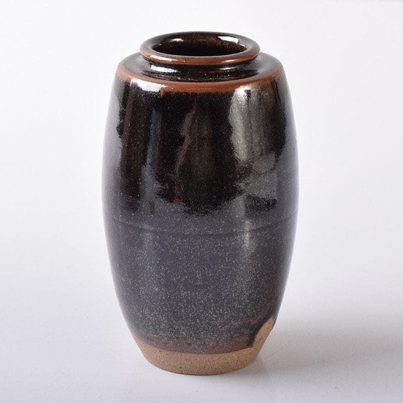 茶道具　松本鐵山造　大名物　鎗鞘肩衝写　茶入　仕覆付　共箱　V　7569