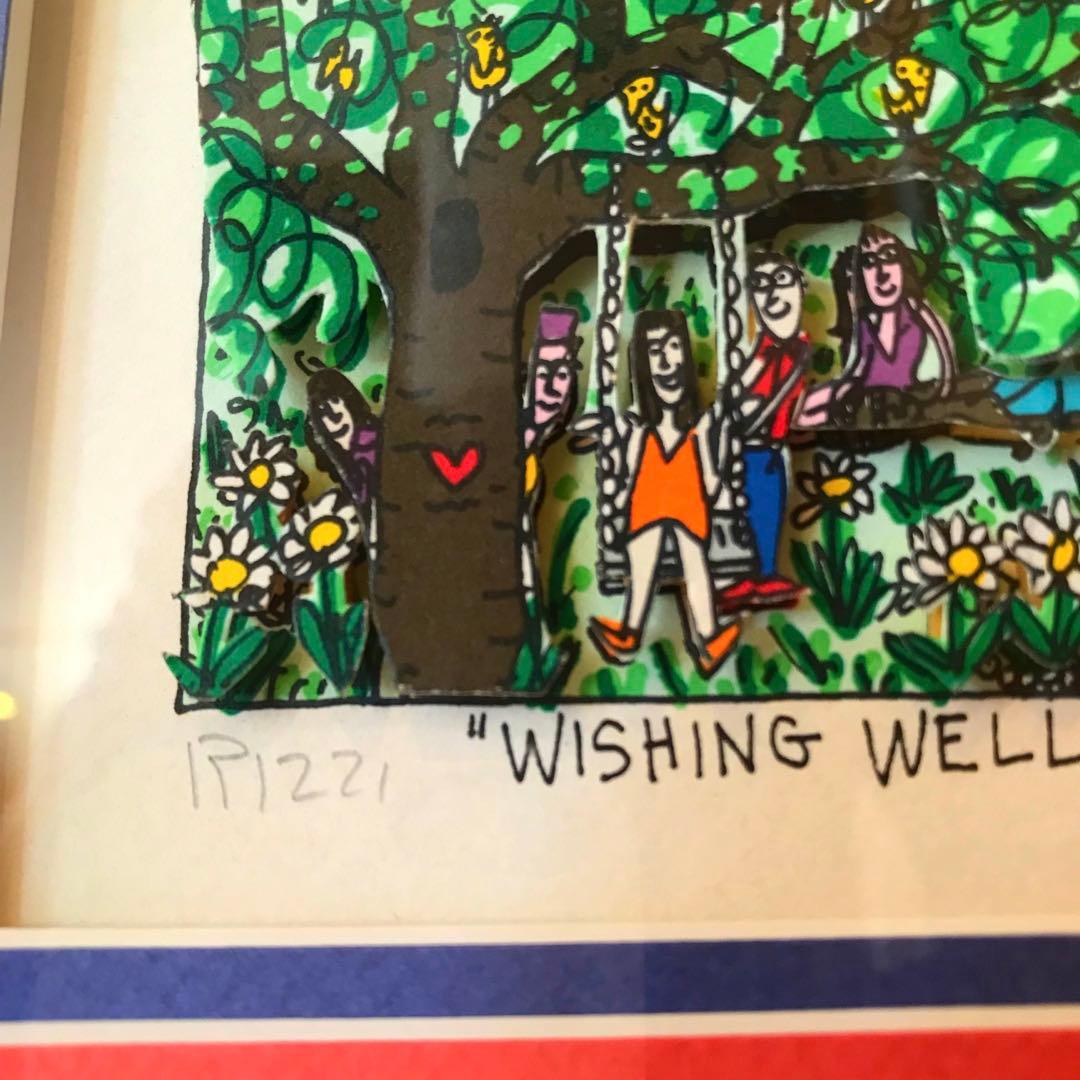 本物保証　WISHINGWELL ジェームスリジィ　RIZZI 3D アート絵画