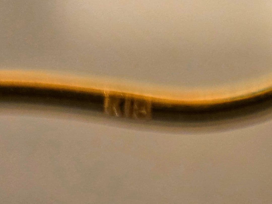 アメトリン フックピアス 18K