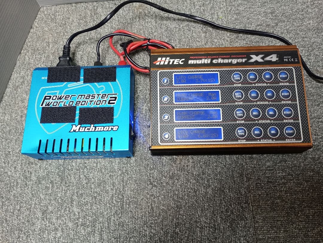 マッチモア安定化電源 ハイテック充電器 X4 セット