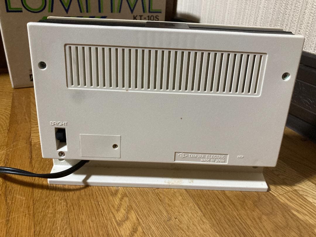 光デジタル時計　ルミタイム　LUMITIME　KT-10S　田村電機