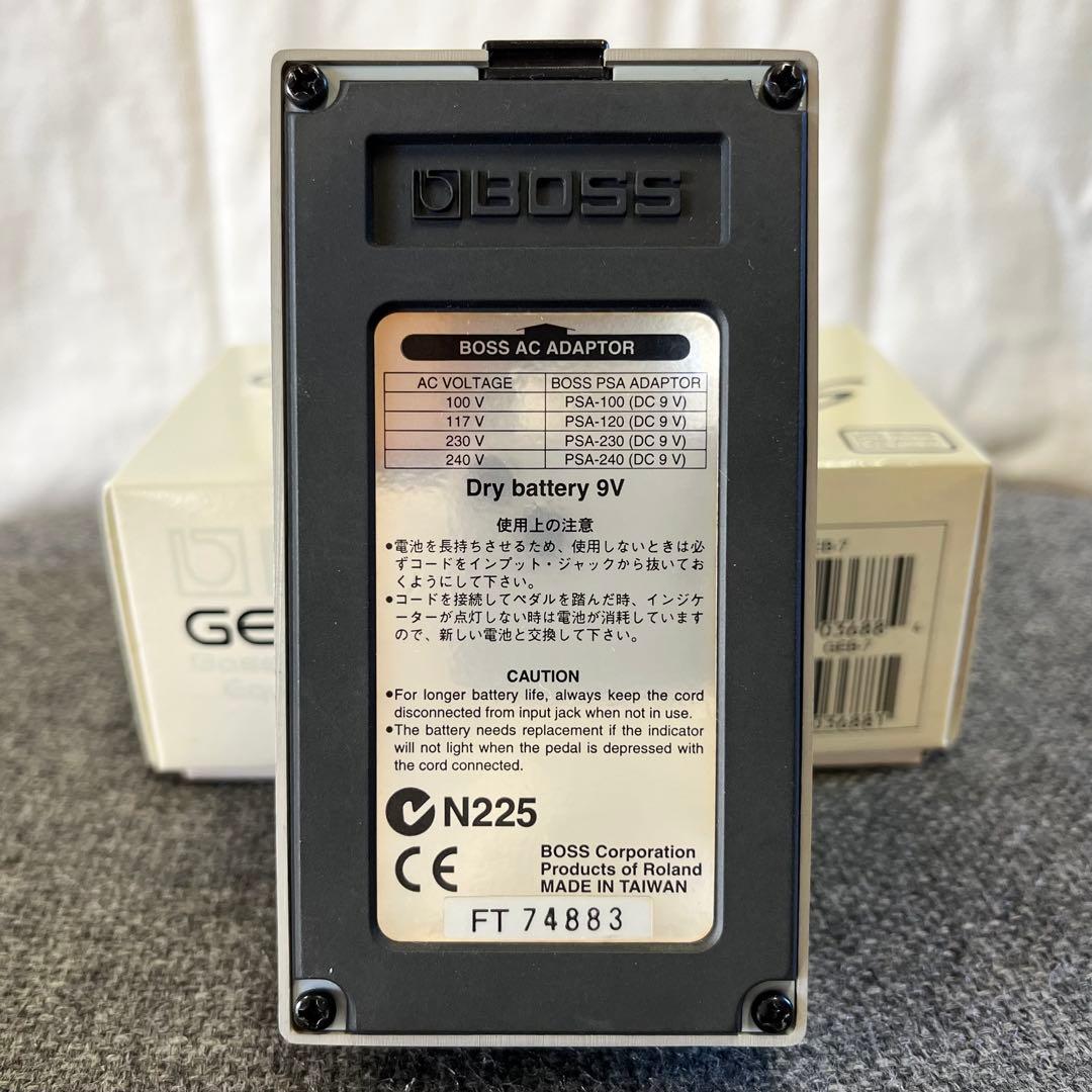【状態良好】BOSS Bass Equalizer GEB-7