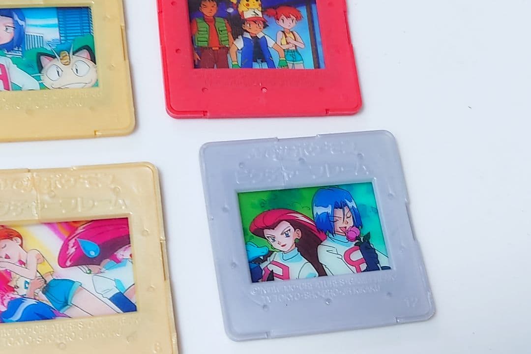 明治Meiji　ポケモンビスケット　金銀ピクチャーフレーム　6枚まとめ売り