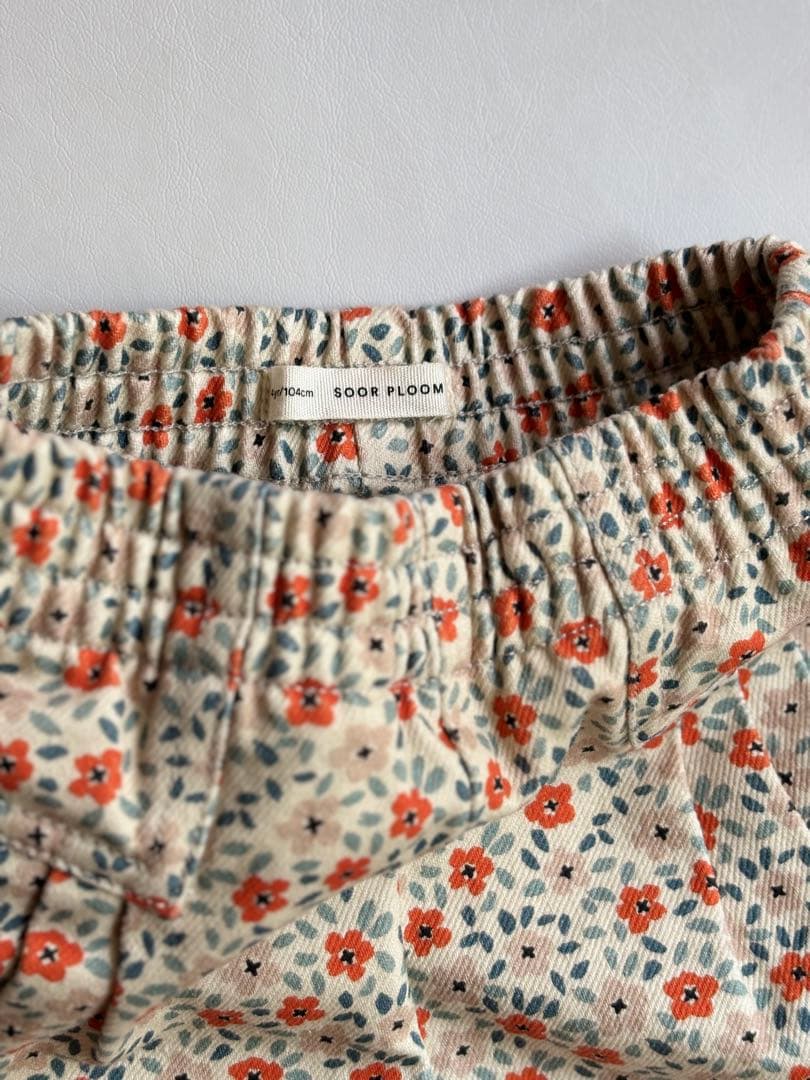 ボトムス・スパッツ SOOR PLOOM Retro Jean Meadow Print 4y