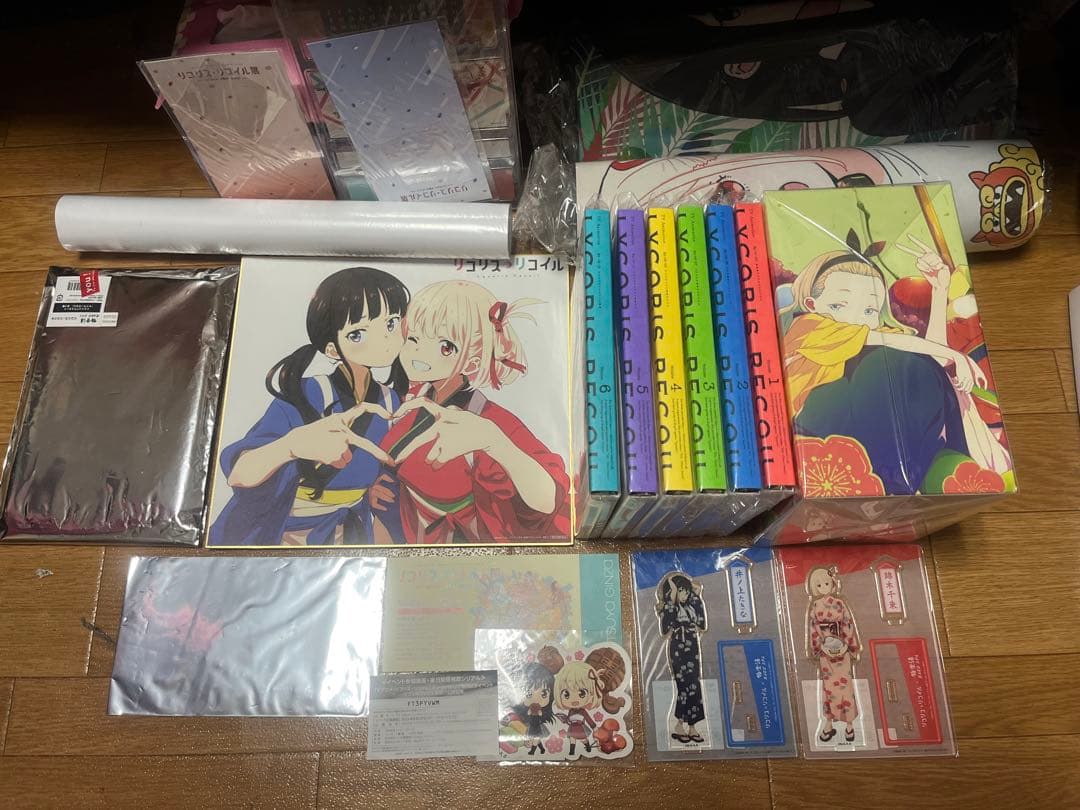 リコリス・リコイル Blue-ray全巻 他グッズ