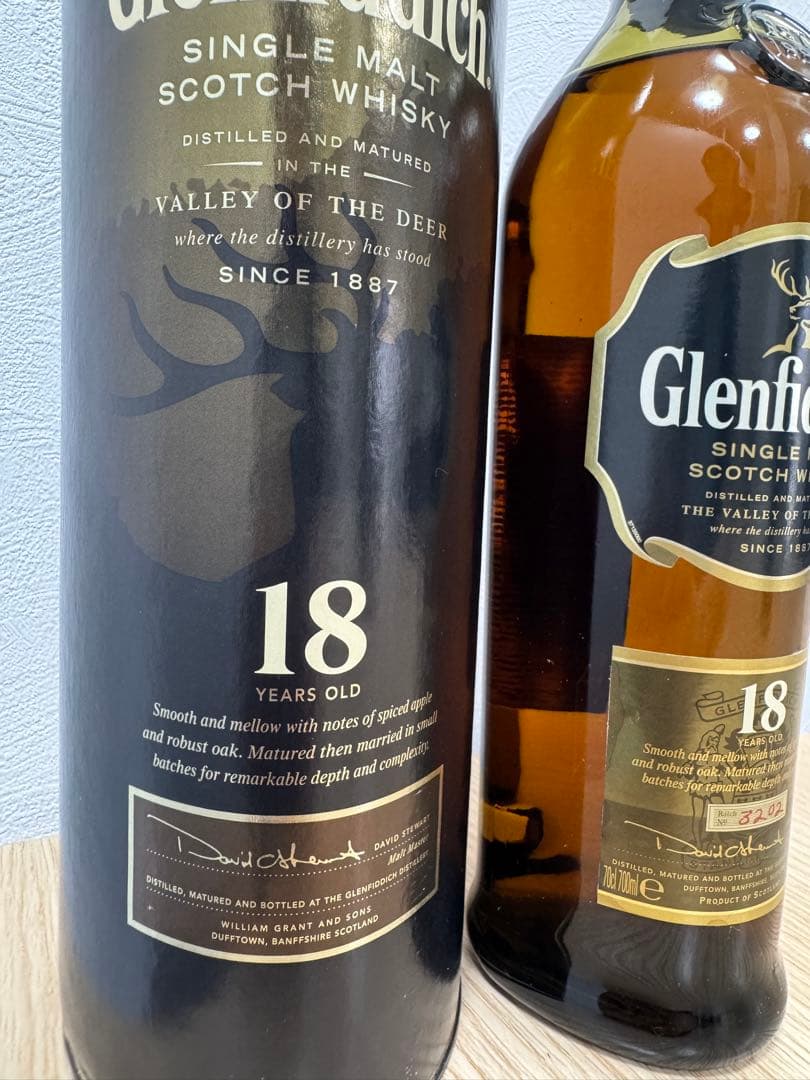 Glenfiddich 18 Years Old シングルモルトNo.入り‼️
