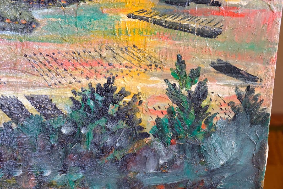 輝き　油絵　F20号