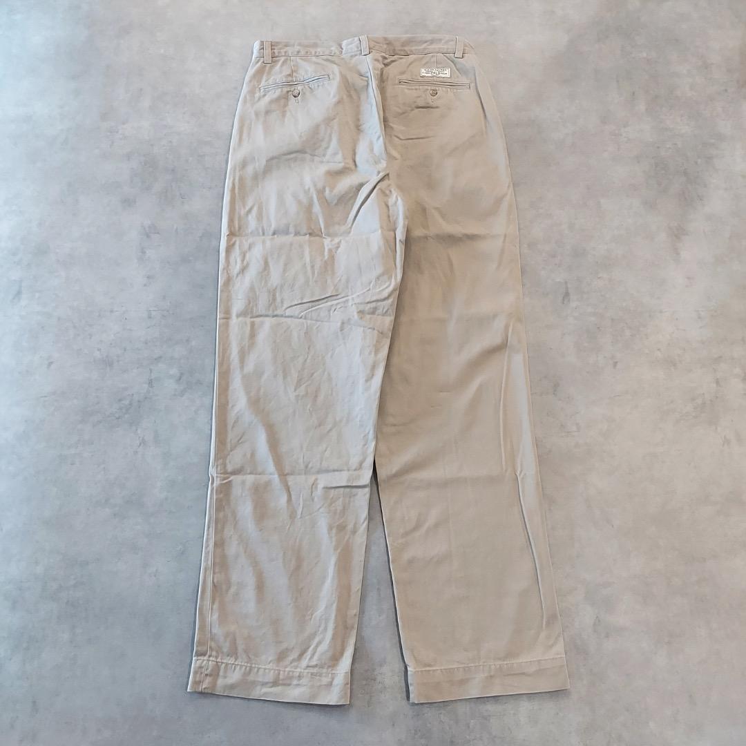 ポロバイ ラルフローレン W33 ポロチノ チノパン 古着 アンドリュー 90s