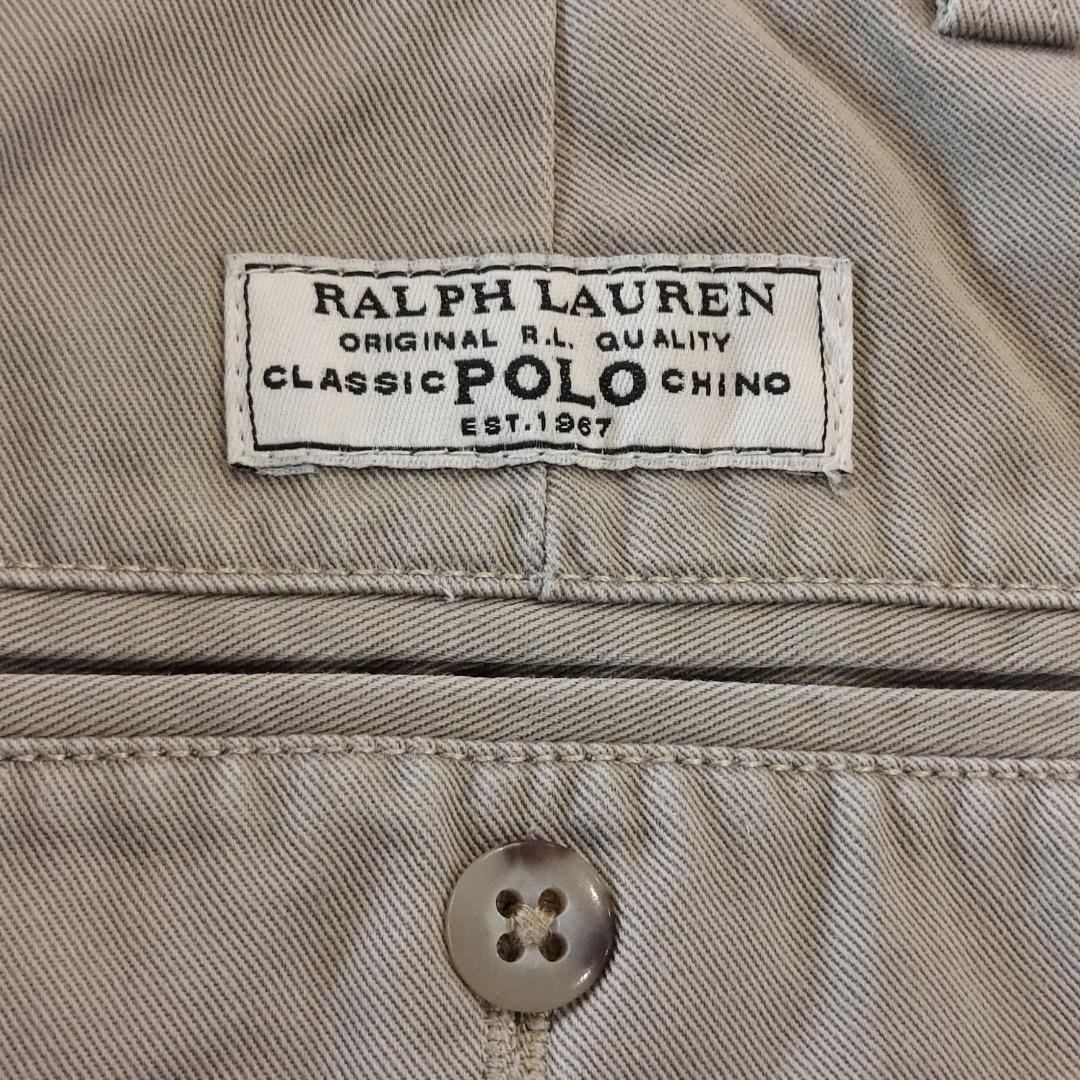 ポロバイ ラルフローレン W33 ポロチノ チノパン 古着 アンドリュー 90s