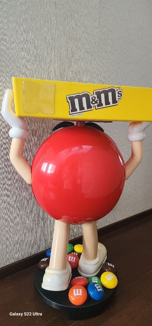エムアンドエムズ　m&m's 非売品！特大ディスプレイ　(トレイ付)
