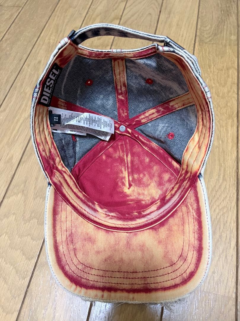 DIESEL ダメージ加工 ベースボールキャップ