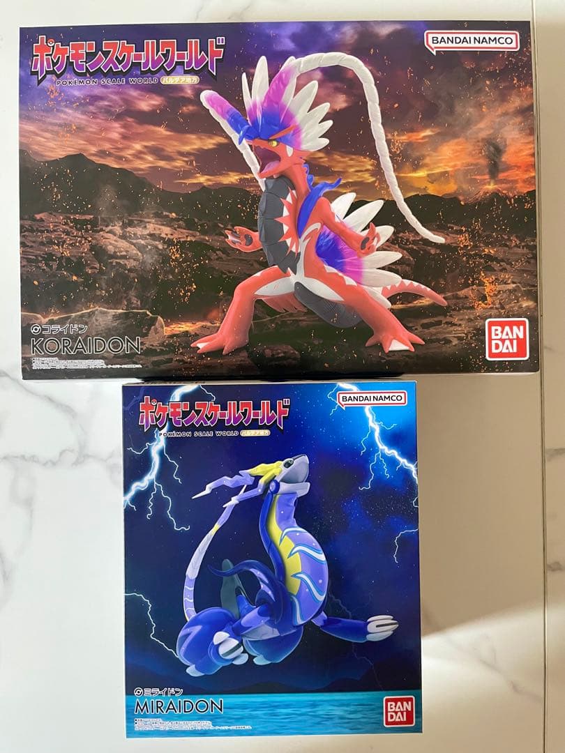ポケモン　スケールワールド　ミライドン　コライドン　2個セット　フィギュア