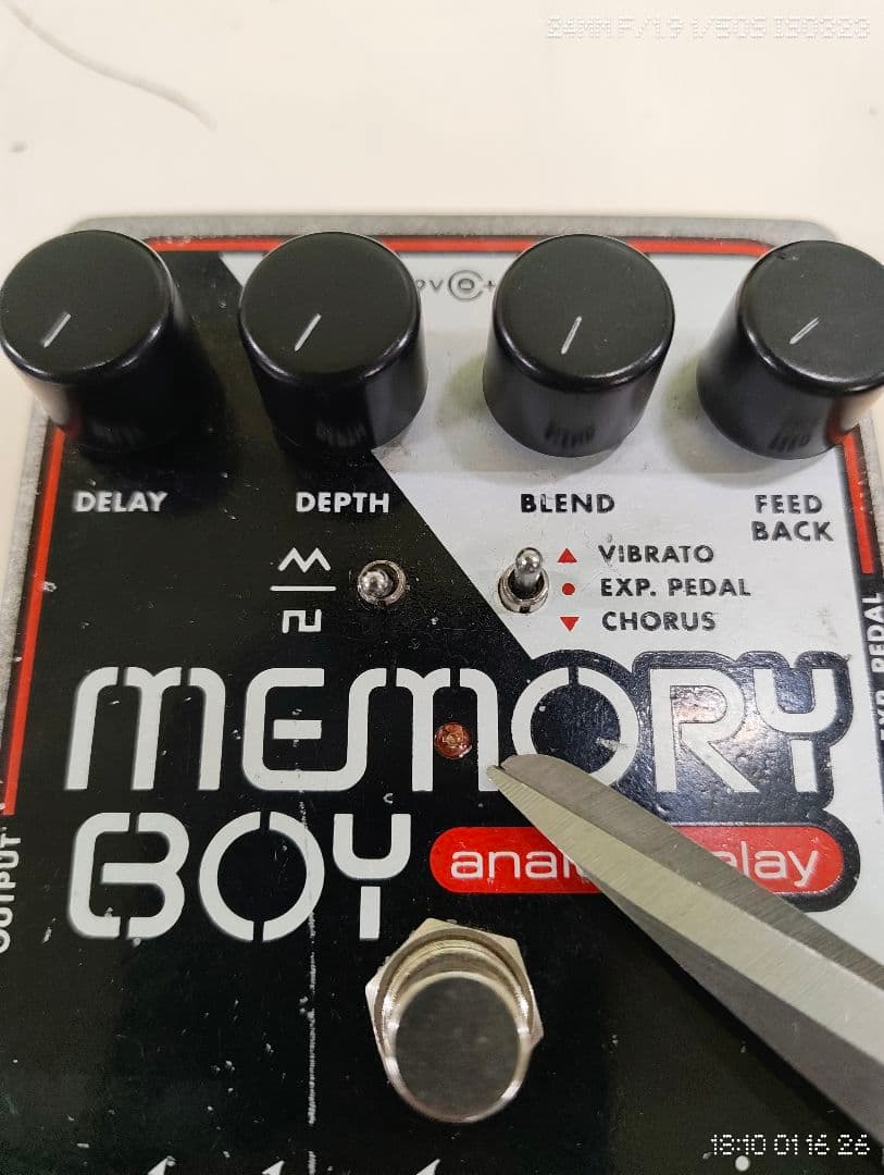 Electro-Harmonix Memory Boy ディレイ ※LED不点灯