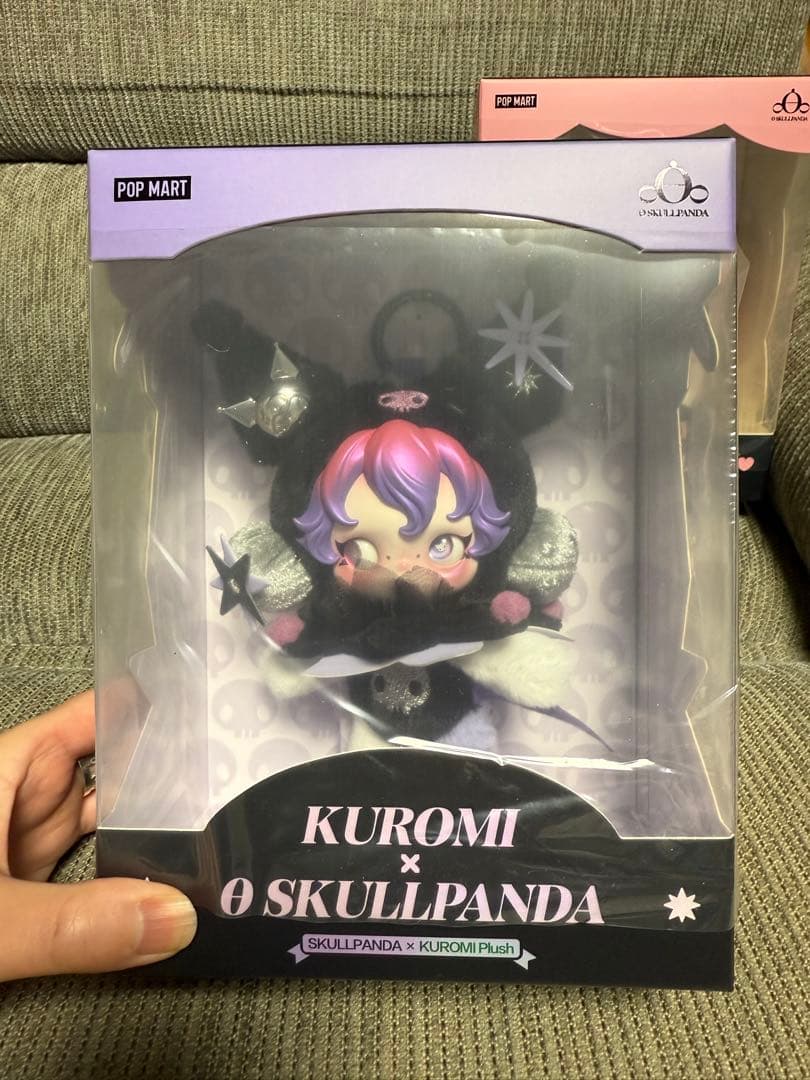 スカルパンダ マイメロ、クロミ セット　ぬいぐるみペンダントPOPMART