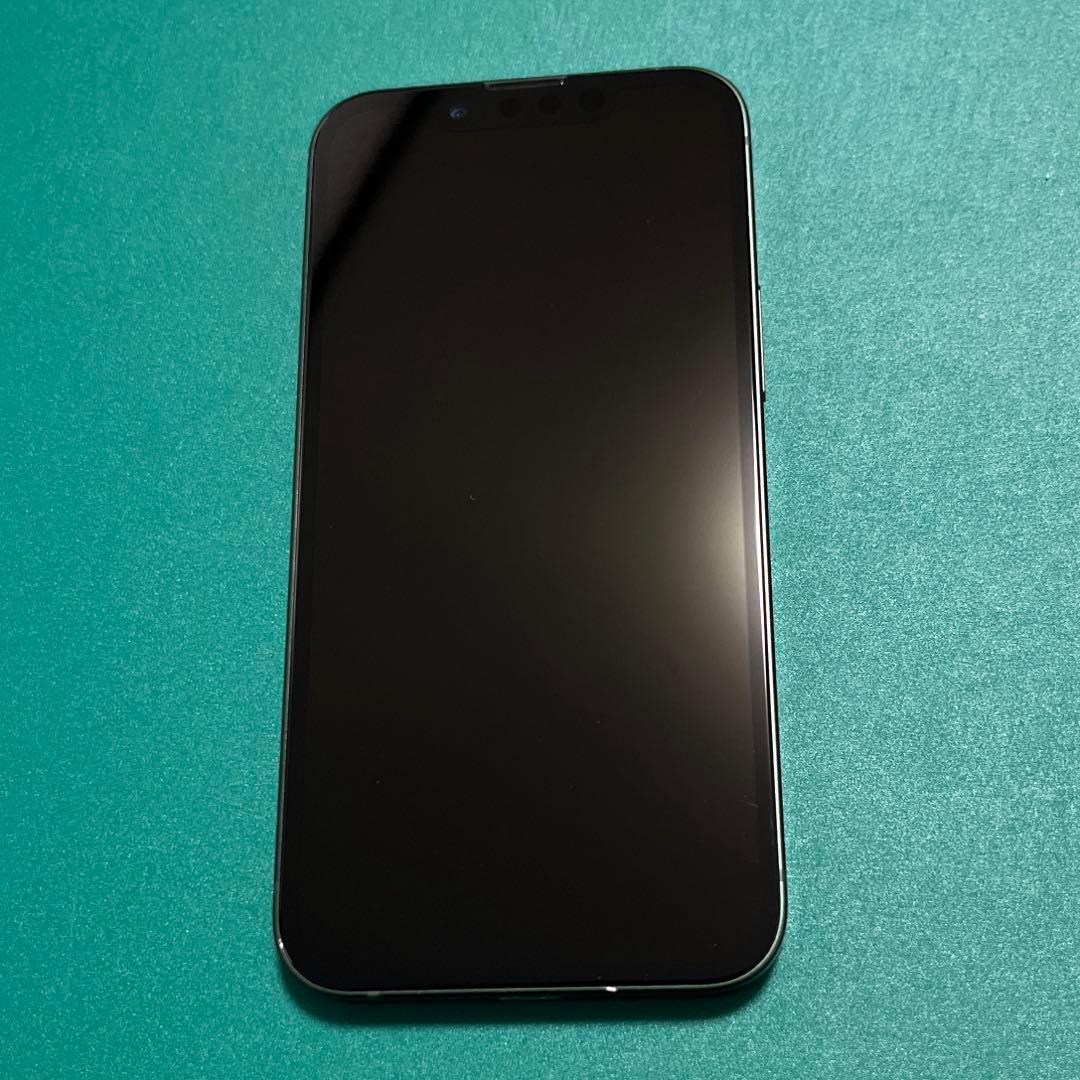【中古】iPhone 13 mini グリーン 128 バテリ100% ⑫