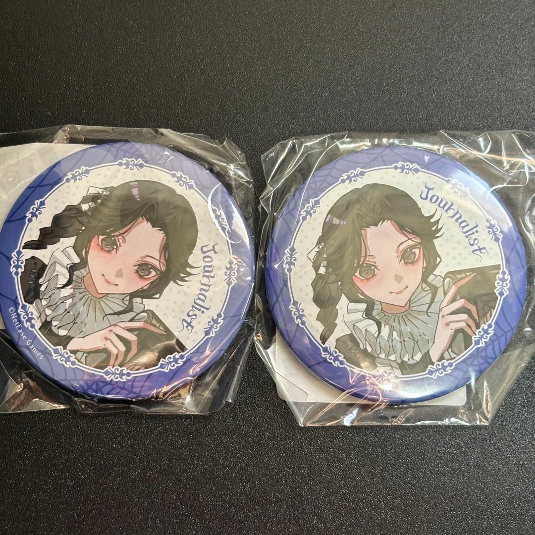 第五人格　スイパラ　ハロウィン　缶バッジ　記者