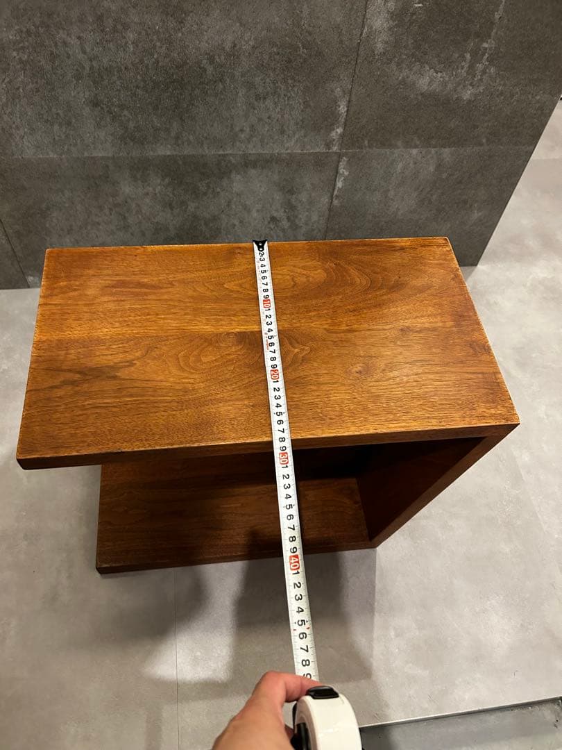 HIROMATSU天然木ウォールナット:サイドテーブル