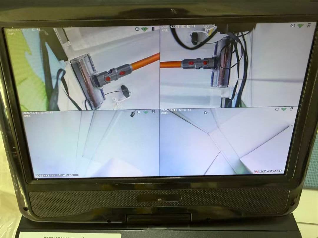 動作確認 Hiseeu ワイヤレス防犯カメラシステム カメラ4台