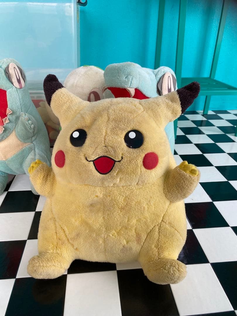 TOMY ポケモン おっきなサイズのワニノコ ピカチュウチコリータぬいぐるみ