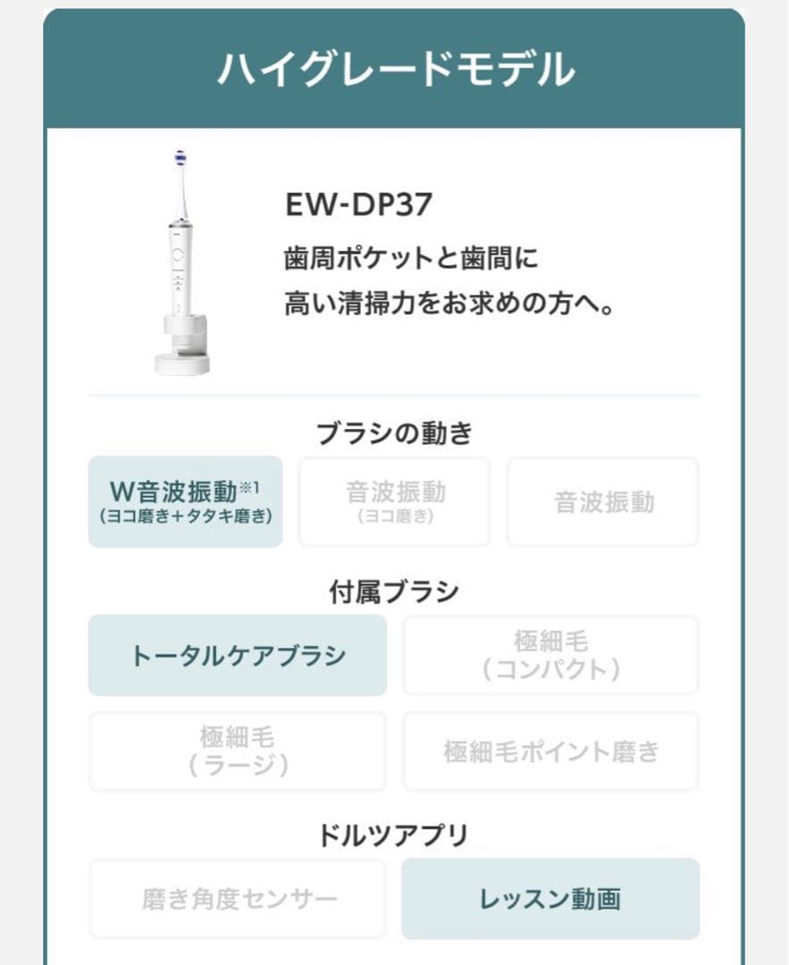 【24年12月購入】保証有 最新ハイグレードモデル ドルツW音波振動 替ブラシ付