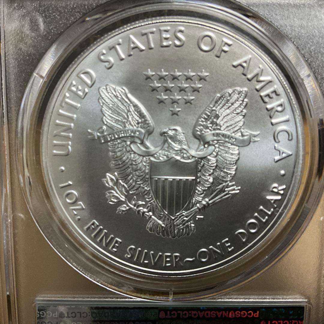 【新品】アメリカン シルバー イーグル銀貨2020シルバーPCGS MS70