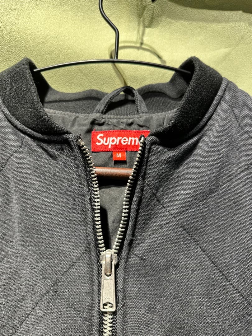 Supreme Zip-Off ボンバージャケット M 黒