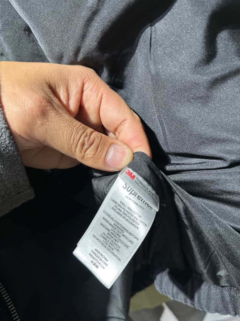 Supreme Zip-Off ボンバージャケット M 黒