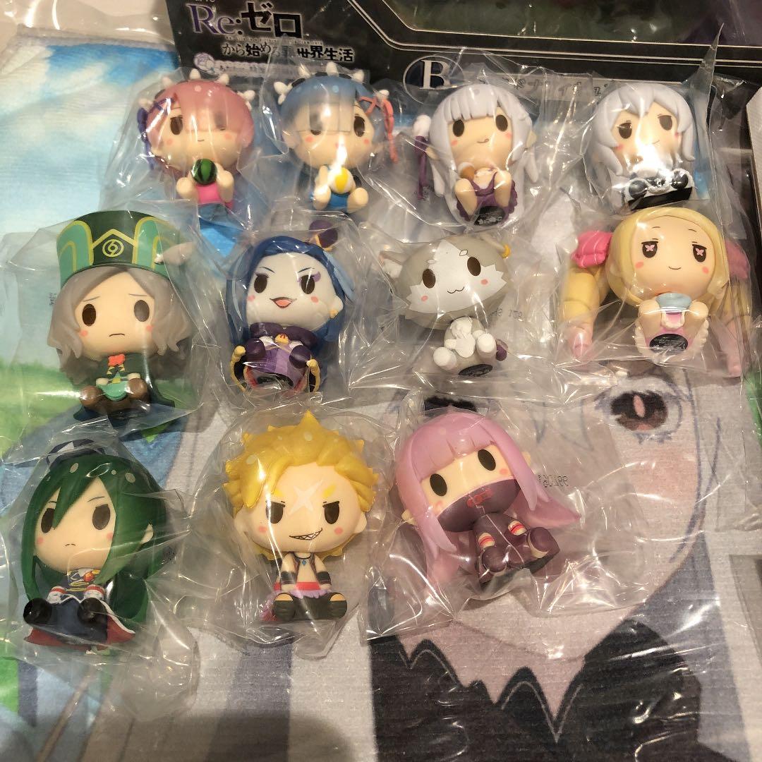 リゼロ　一番くじ　A エミリアアートスケールフィギュア　ラスト　レム　フルコンプ