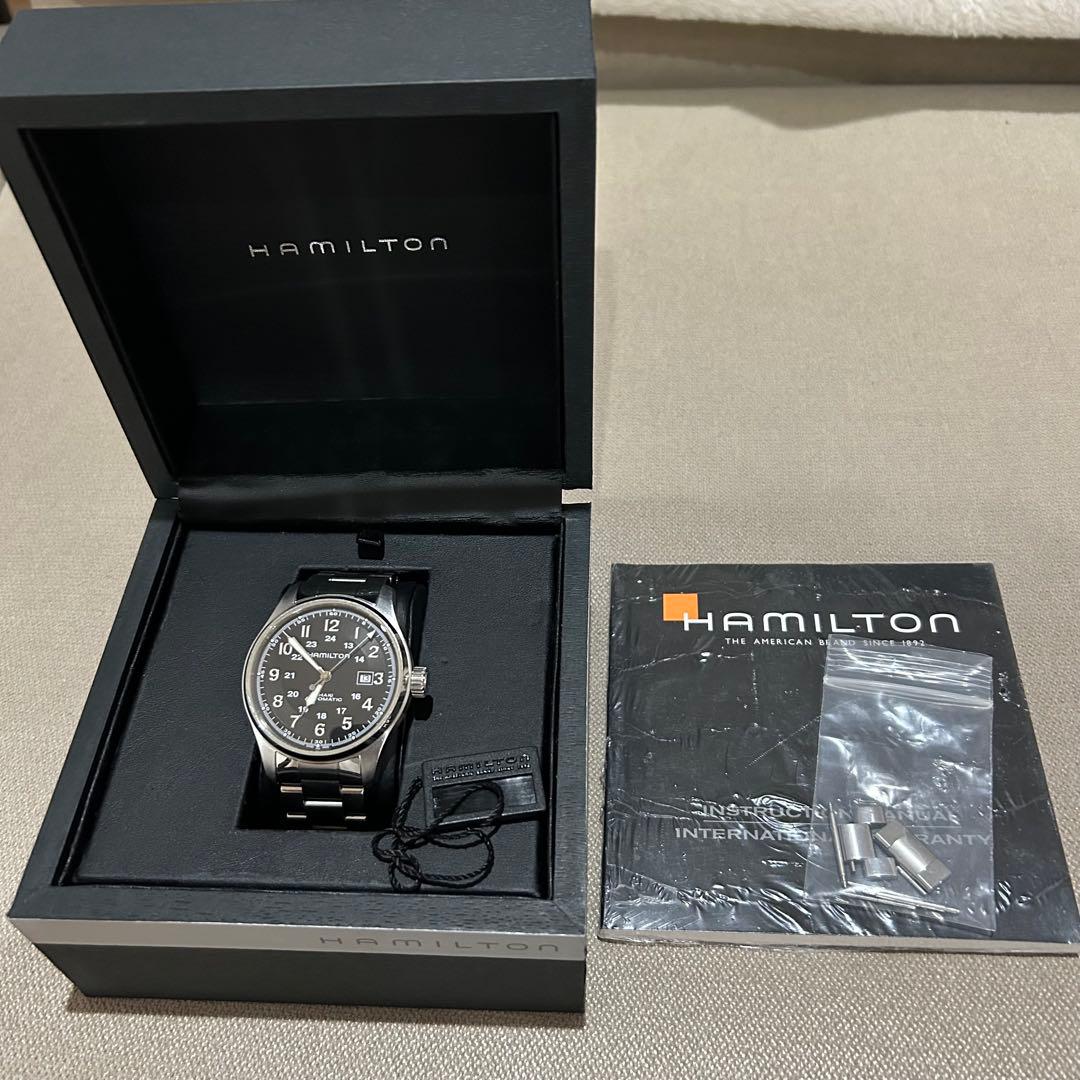 は*ち様 ハミルトン　カーキフィールド　自動巻き