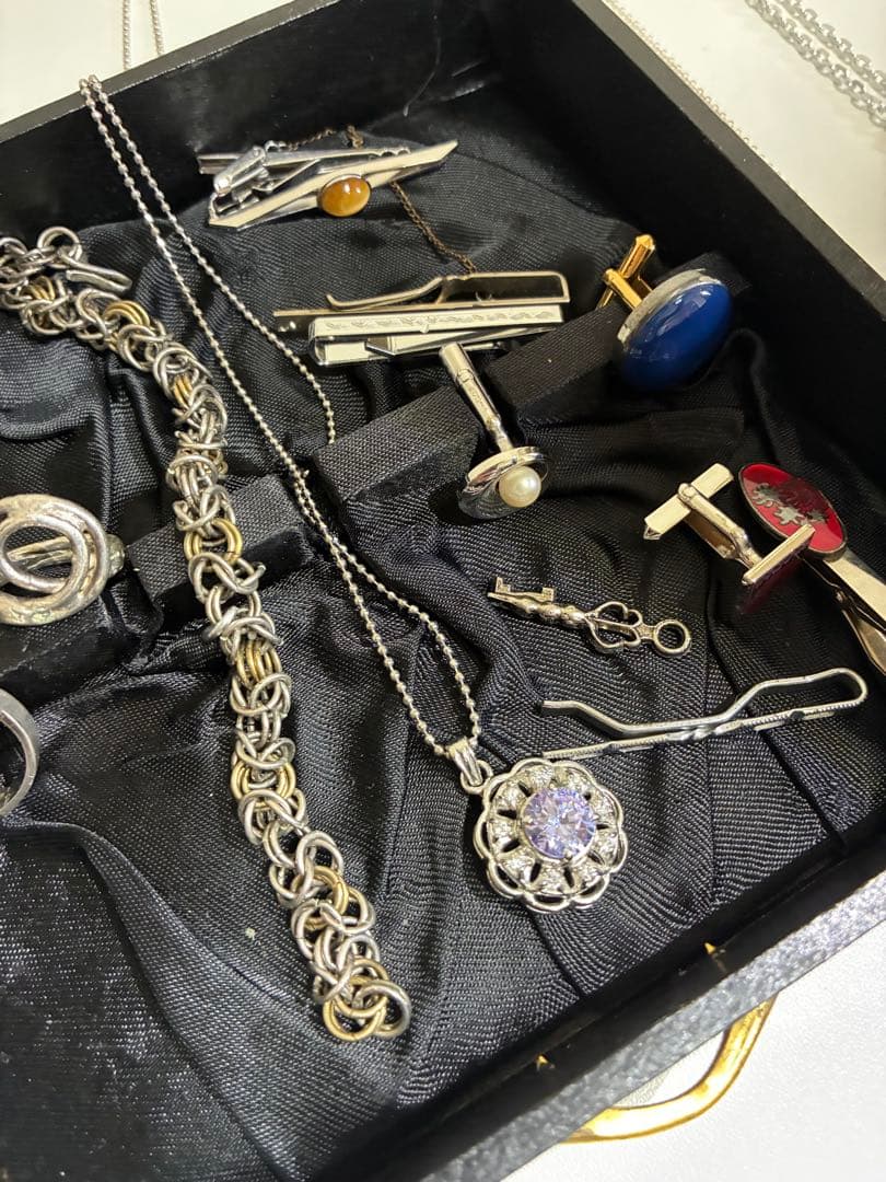 遺品整理　アクセサリー　シルバー silver 指輪　ネックレス　ダイヤ　まとめ