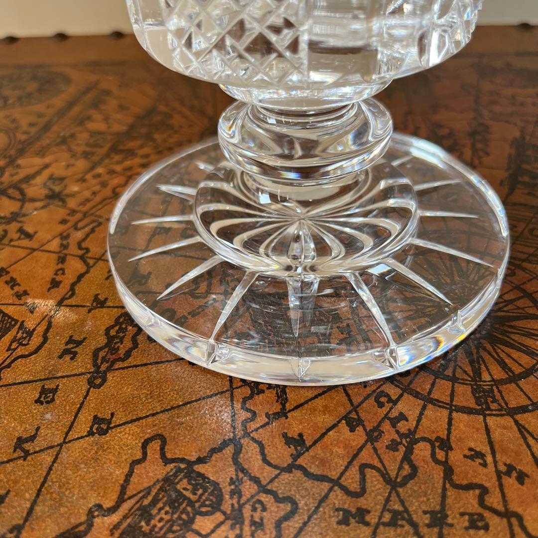 クリスタルガラス フラワーベース カットガラス