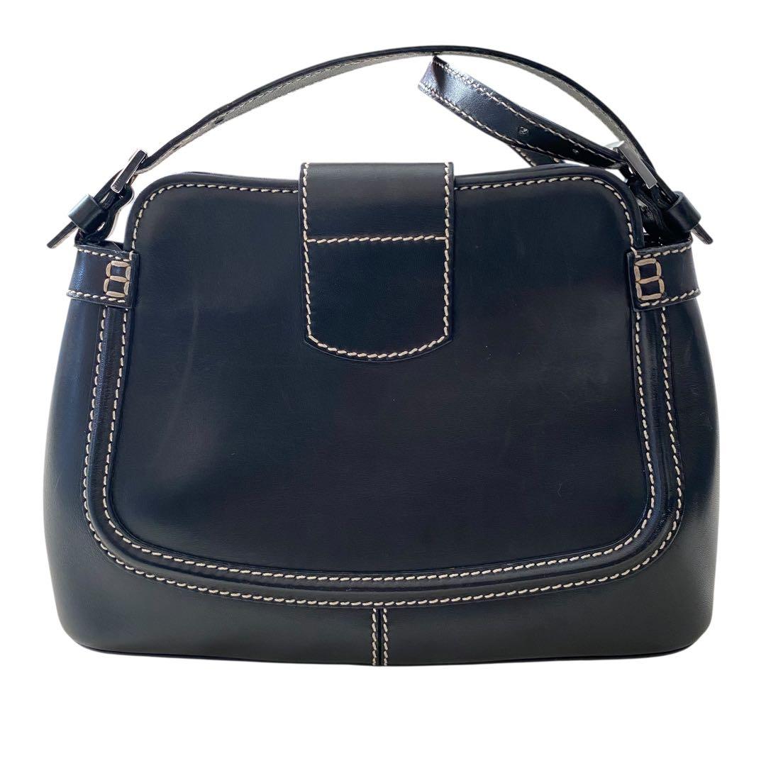 TOD'S トッズ【美品】ベルトバックル レザーショルダーバッグ ビンテージ