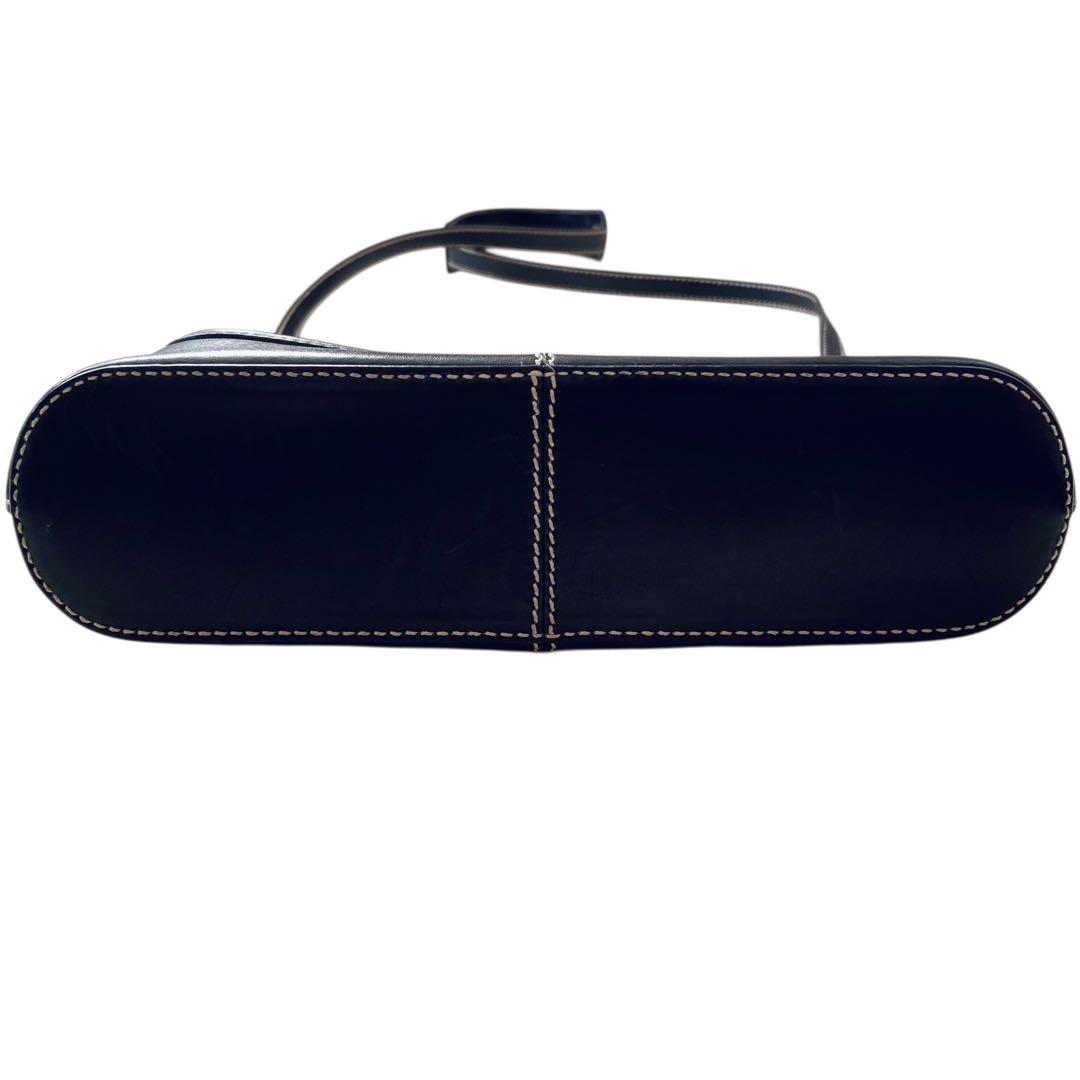 TOD'S トッズ【美品】ベルトバックル レザーショルダーバッグ ビンテージ