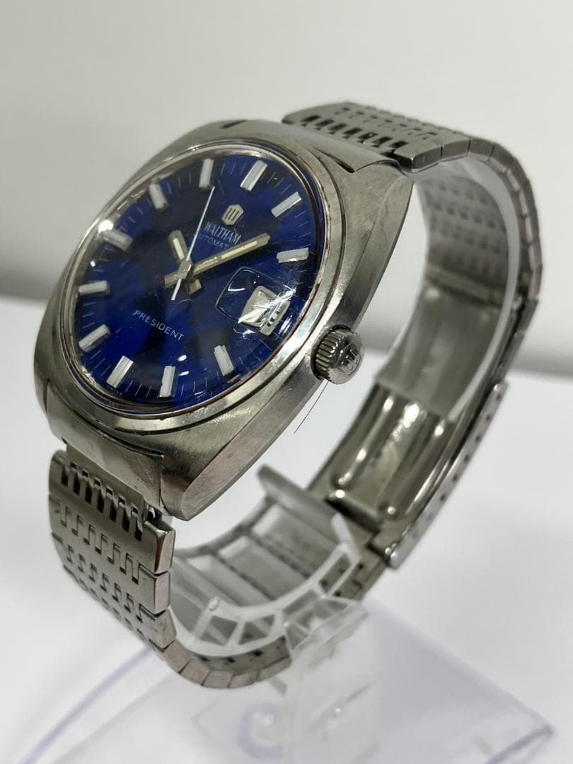 WALTHAM　ウォルサム　自動巻き　プレジデント　デイト　不動　ジャンク