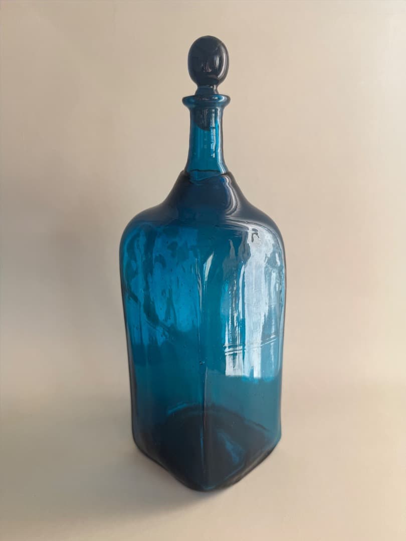 小谷眞三　倉敷ガラス　角長瓶