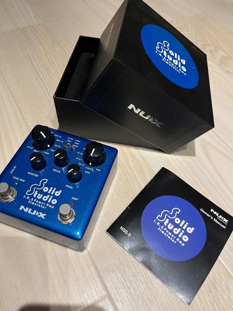 NUX Solid Studio パワーアンプ、キャビネットシミュレーター