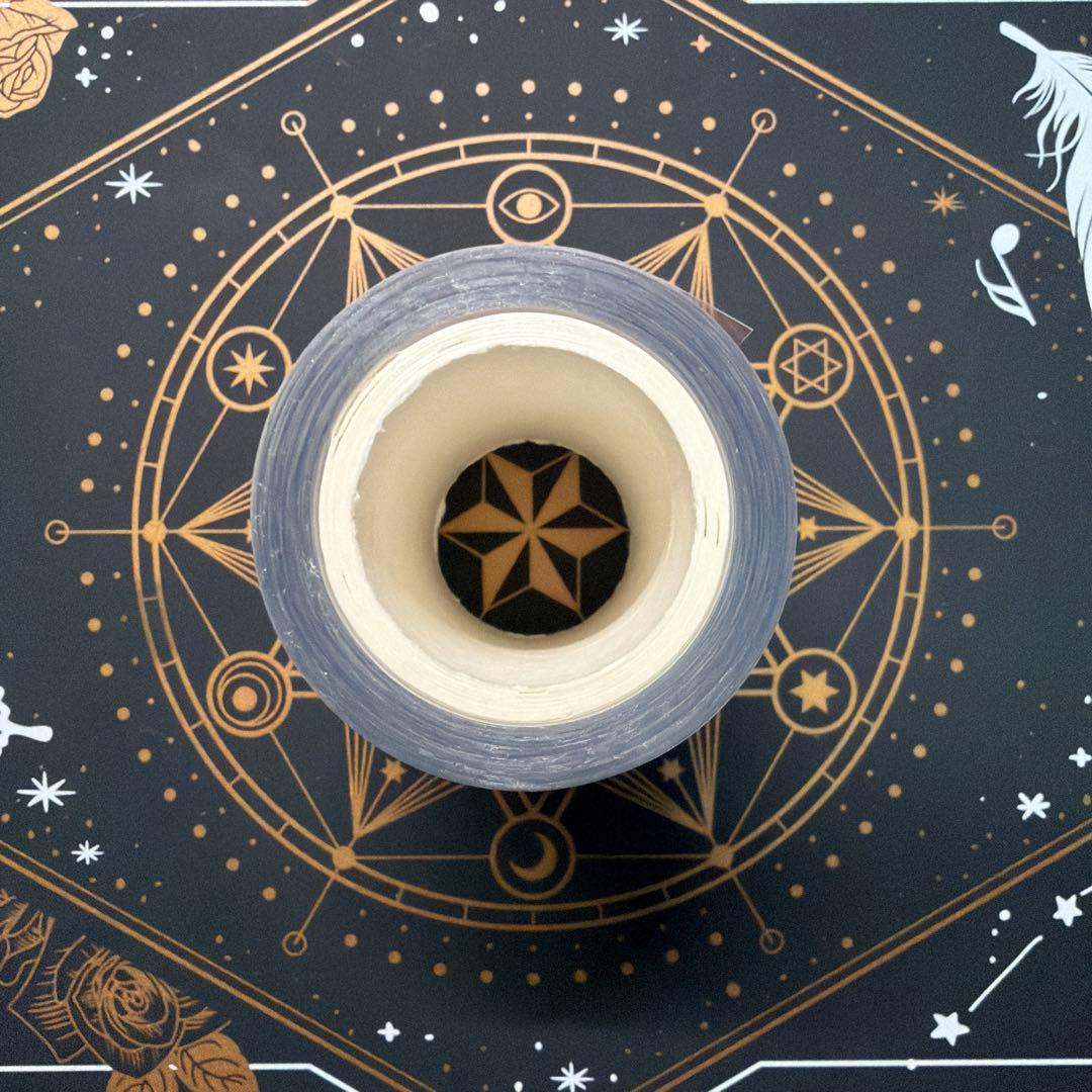 【8949】海外　マステ　中古巻　貝殻光マスキングテープ