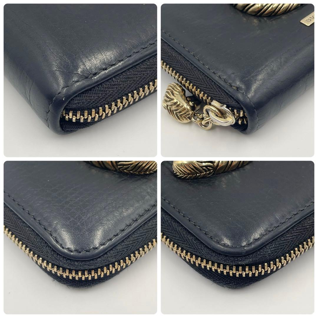 【極上•美品】ブルガリ レオーニ コンパクトウォレット ケース パスケース