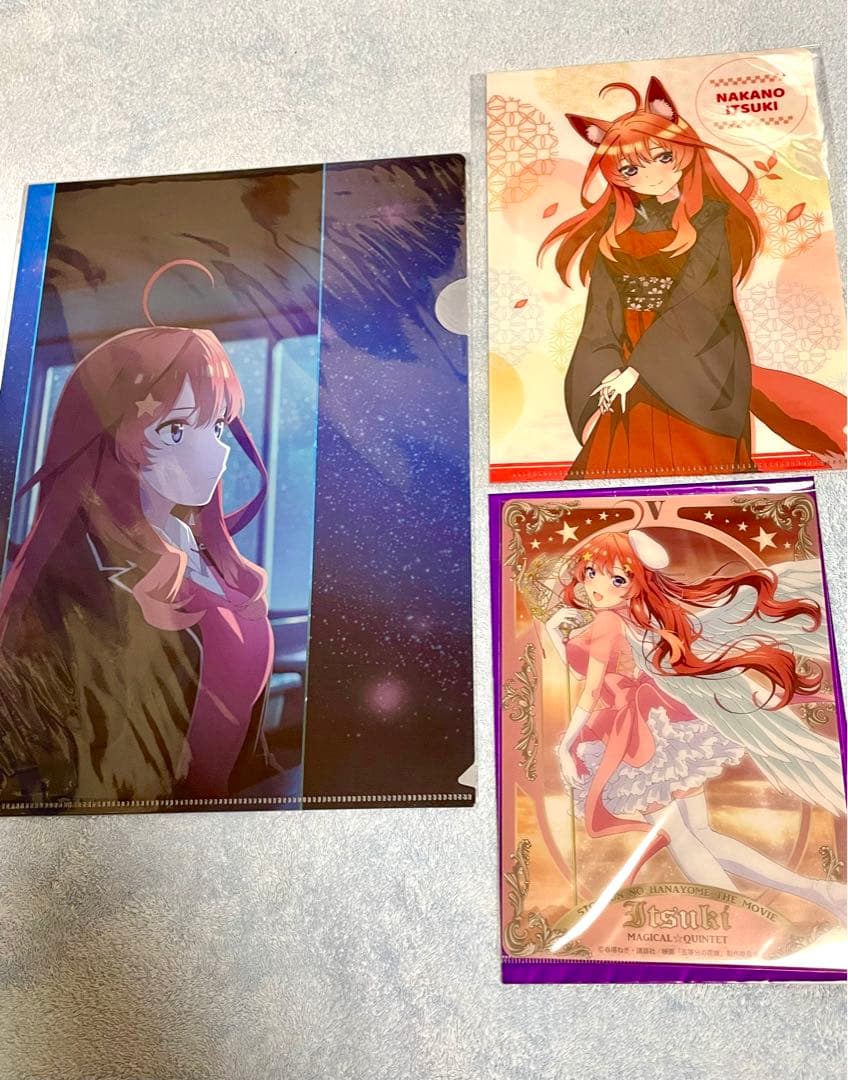 限定グッズ　五等分の花嫁　 中野五月   クリアファイル他13枚セット