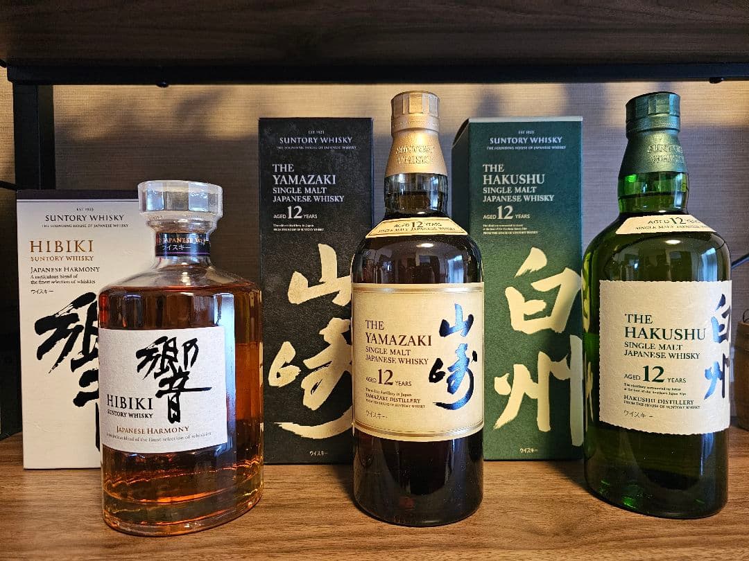 ちょめたろう  山崎 12年 & 白州 12年＆響JH＆響BH2022