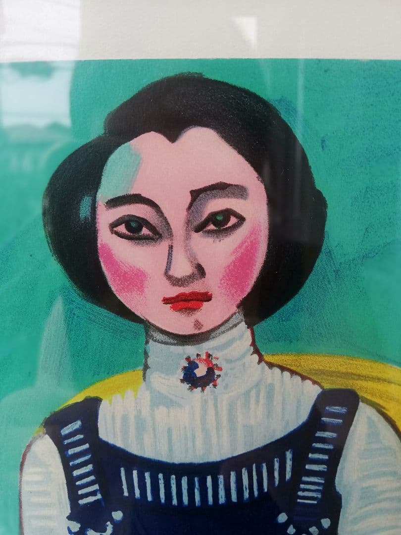 アンリ マチス★ エスタンプ リトグラフ 『マルグリットと猫』