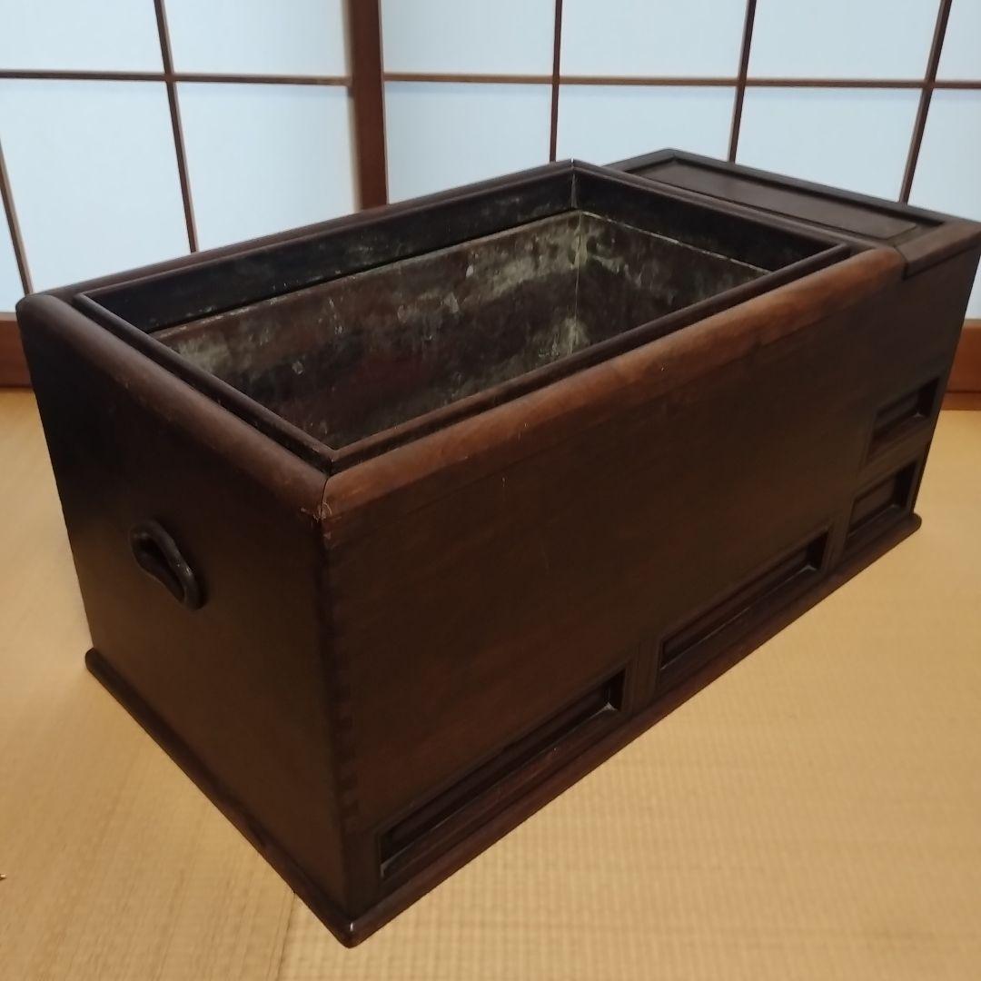 関東火鉢　レトロ　骨董品　レア　※直接取引希望　※発送たのメル便　+3400円