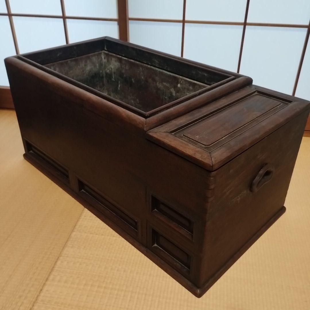 関東火鉢　レトロ　骨董品　レア　※直接取引希望　※発送たのメル便　+3400円