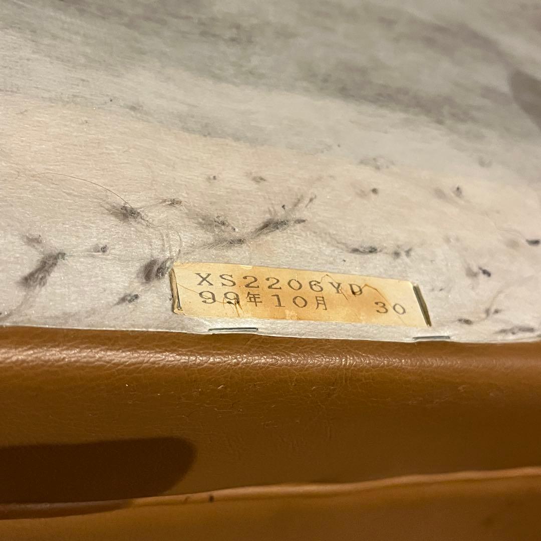 karimokuカリモク　ビンテージスツール (オットマン、ソファ)訳あり　合皮