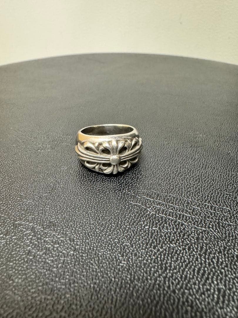 Chrome Hearts フローラルクロスリング　18号