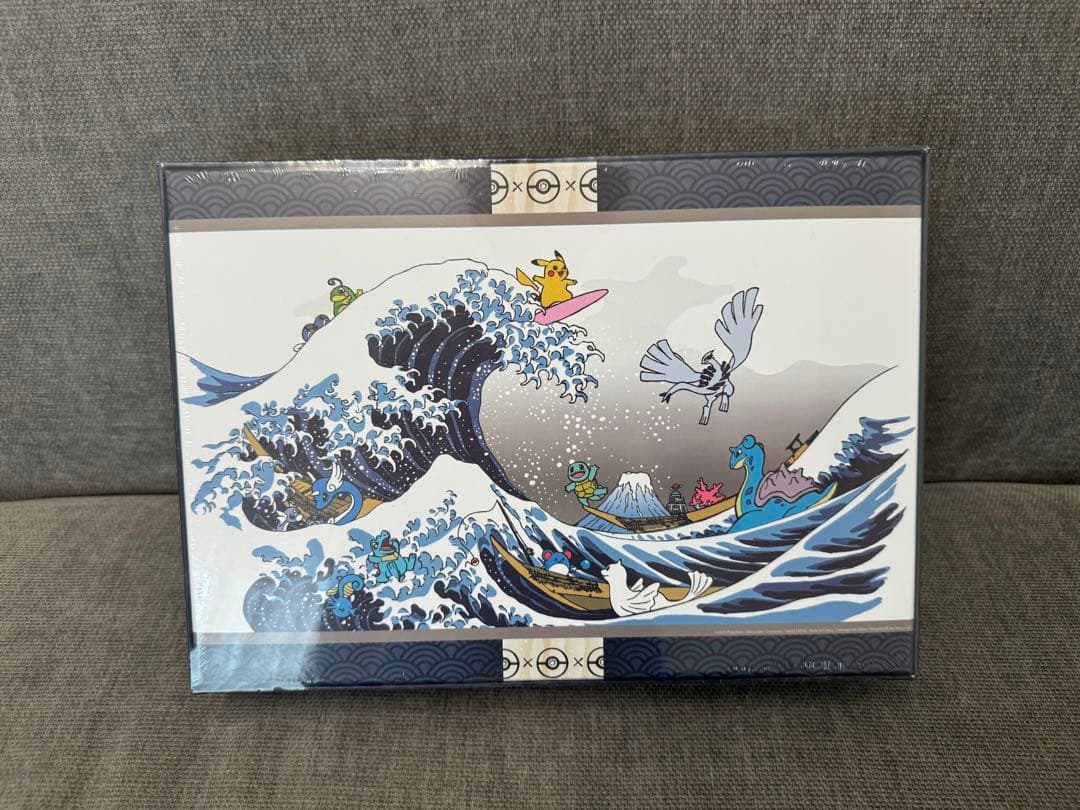 海外ポケモンセンター限定 北斎 浮世絵 波乗りピカチュウ ジグソーパズル