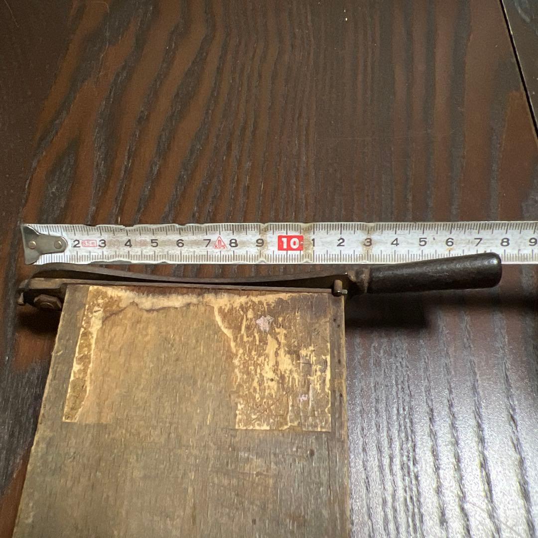 アンティーク ミニ裁断機 (写真・名刺用) 昭和レトロ